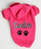 Personalized Dog Hoodie - Name Pet Hoodie - Personalized Dog Sweatshirt - Puppy Clothing - Personalized Dog Clothes - Outdoor Dog Coat