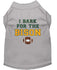 North Dakota Bison NDSU Dog Shirt - Bison Dog Shirt - Dog Tee - Custom Dog T Shirt - Bison Football - NDSU - Embroidered Dog Shirt