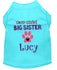 Personalized Pregnancy Announcement Dog Shirt - Big Sister To Be Dog Shirt - Embroidered Sister Pet Shirt - Baby Announcement Dog Tee