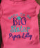 Personalized Big Sister Dog Shirt - Soon to Be Big Sister Dog Shirt - Pregnancy Announcement Sister Pet Shirt - Baby Announcement Dog Tee