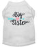 Personalized Big Sister Dog Shirt - Custom Big Sister Dog Shirt - Embroidered BSister  Pet Shirt - Personalized Big Sister Dog Tee - Tank