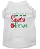 Dog Christmas Clothes - I Believe in Santa Paws - Dog Christmas - Dog Shirt - Dog Holiday Clothes - Christmas Dog Clothes - Custom Dog Shirt