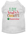 Dog Christmas Clothes - Ate Santas Cookies Dog Shirt - Personalized Dog Shirt - Dog Holiday Clothes - Christmas Dog Clothes 