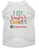 Dog Christmas Clothes - Ate Santas Cookies Dog Shirt - Personalized Dog Shirt - Dog Holiday Clothes - Christmas Dog Clothes