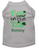 Dog St. Patrick's  Shirt - Cutest Clover in the Patch - Personalized Dog Shirt - St. Patty's Dog Clothes  - Custom Dog Shirt - Shamrock