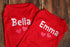 Personalized Dog Shirt - Custom Dog Shirt - Dog Heart Name T Shirt - Custom Name Dog Tee - Valentine Dog Shirt - Embroidered Name Dog Shirt