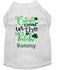 Dog St. Patrick's  Shirt - Cutest Clover in the Patch - Personalized Dog Shirt - St. Patty's Dog Clothes  - Custom Dog Shirt - Shamrock