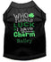 St. Patrick's Dog Shirt - Who Needs Luck Dog Shirt - Personalized Dog Shirt - St. Patty's Dog Clothes  - Custom Dog Shirt - Shamrock