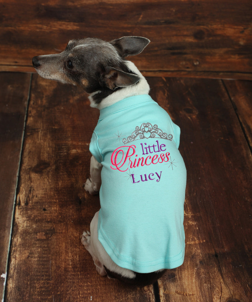 Little Princess Dog - Personalized Dog Shirt - Small Dog Shirt