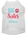 Big Sister Dog Shirt - Custom Dog Shirt - Personalized Dog - Baby Announcement - Dog Big Sister - Big Sister Shirt - Shirt for Dog - Dog Tee