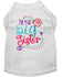 I'm The Big Sister Dog Shirt Custom Big Sister Dog Shirt Embroidered Sister Big Sister Pet Shirt Sibling Personalized Big Sister Dog Tee