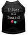 Litter on Board Dog Shirt - Dog Pregnancy Announcement - Dog Breeding - Dog Clothes - Litter Annoucement - Pet TShirt - Dog Breeder Gift