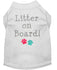 Litter on Board Dog Shirt - Dog Pregnancy Announcement - Dog Breeding - Dog Clothes - Litter Annoucement - Pet TShirt - Dog Breeder Gift