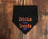 Tricks for Treats Halloween Dog Bandana, Tie on Bandana, Neck Scarf, Pet Costume