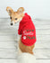 I believe in Santa Paws Embroidered Dog Hoodie Custom Christmas Pet Hoodie Dog Sweatshirt  Puppy Clothing  Personalized Dog Clothes Holiday