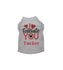 I Tolerate You - Dog Valentines Shirt - Personalized Dog Shirt - Dog Clothes - Valentine Dog Clothes - Heart - Funny Dog - Custom Dog Shirt