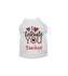 I Tolerate You - Dog Valentines Shirt - Personalized Dog Shirt - Dog Clothes - Valentine Dog Clothes - Heart - Funny Dog - Custom Dog Shirt