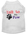 Talk to the Paw - Funny Dog Shirt - Embroidered Dog Shirt - Custom Dog Shirt - Embroidered Dog Shirt - Dog Puppy Clothing - Dog Tee Shirt