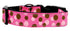 Confetti Dots Ribbon Nylon Dog Collar or Leash - Ribbon Dog Collar - Nylon Dog Leash - Matching Collar and Leash - Washable Dog Collar