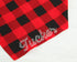 Buffalo Plaid Personalized Dog Bandana, Name Chainstitch Embroidered bandana, Dog Neck Scarf, Custom Embroidered, Chainstitch Embroidery